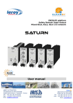 SATURN - D740 User Manual - V4.02