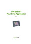 OP-MT505T Your First Application