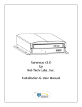 Sonorous v2.0 by Nel-Tech Labs, Inc. Installation & User Manual