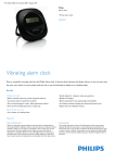 Product Leaflet: Private alarm clock Alarm clock