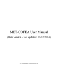 MET-COFEA User Manual - The Samuel Roberts Noble Foundation