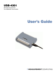 USB-4301 User`s Guide