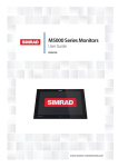 M5000 Monitor User Manual - Simrad Professional Series