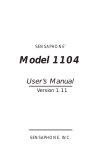 WatchDog 1104 Manual