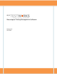 Testworks User Manual - WR Medical Electronics Co.