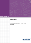 User Manual PCM-4372