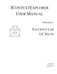 JCONTEXTEXPLORER USER MANUAL