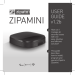 Zipato Zipamini User Manual v1.2b