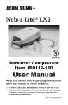 Neb-u-Lite® LX2 User Manual