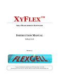 XyFlex™ Area Measurement Software Instruction Manual