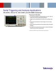 Serial Triggering and Analysis Applications SR-AERO