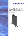 Universal Dual Band WiFi Range Extender WN2500RP