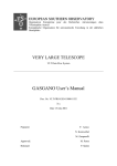 Gasgano User`s Manual (draft version as of 07 Aug 2001)