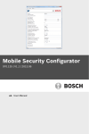 Mobile Security Configurator user manual