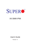 X9 SMM IPMI - Supermicro