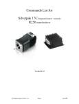 User Commands Manual (256xstepping 2.0A