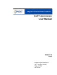 OAISYS Administrator User Manual