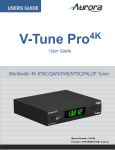 V-Tune Pro 4K User Guide - Aurora Multimedia Corp.