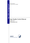 Argo quality controls manual, real-time & delayed-mode