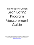 Lean Eating Program Measurement Guide