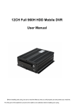 12CH Full 960H HDD Mobile DVR User Manual