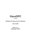 GausSPC User`s Manual