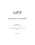 (Preliminary) User Manual