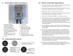 Thermostar Temperature Controller Manual