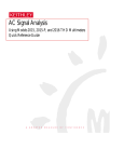 AC Signal Analysis Using Models 2015, 2015