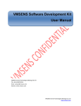 VMSENS Software Development Kit User Manual