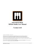 nativeKONTROL MPKm Studio User Manual