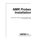 Varian NMR Probes Installation