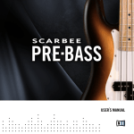 Scarbee Pre-Bass User`s Manual - AV