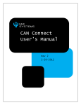 CAN Connect User`s Manual