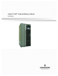 Liebert® eXM™ External Battery Cabinet