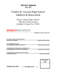 Charles B. Aycock High School Addition & Renovation