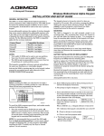 Wireless Bidirectional Alpha Keypad INSTALLATION AND SETUP