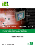 PPC-3708/PPC-3710/PPC-3712 Panel PC User Manual