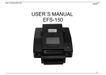 EFS-150 Splicer English