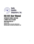 RSI AVL User Manual - The City of Ann Arbor