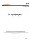 NUC740 EVB user manual