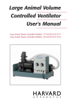 Large Animal Volume Controlled Ventilator Manual