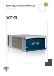 XT3 Configuration Manual