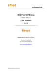 HSUPA USB Modem User Manual - Wireless LAN