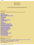 IRIS User Manual - Department of Physics and Astronomy