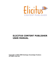 ELICITUS CONTENT PUBLISHER USER MANUAL