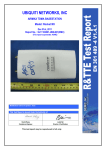 TEST REPORT - Ubiquiti Networks