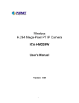 Wireless H.264 Mega-Pixel PT IP Camera ICA-HM220W