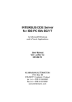 INTERBUS DDE Server for IBS PC ISA SC/I-T
