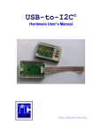 USB-to-I2C Hardware User`s Manual